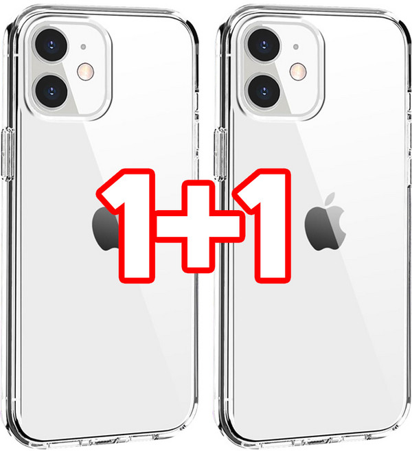 벌크온 1+1 애플 아이폰11 프로 프로맥스 슬림 투명 젤리 소프트핏 기본 케이스