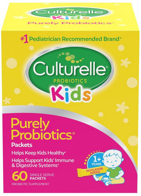 미국 Culturelle 컬처렐 키즈 어린이 퓨어리 프로바이오틱스 60패킷, 60회분, 1개