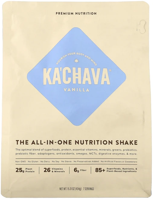 새해 첫좋은선물 KaChava 올인원 영양 셰이크 바닐라 434g(15.31oz) 제대로 할인합니다, KaChava올인원영양셰이크바닐라434g1531oz, 434g, 1개 - 쿠팡
