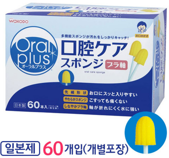 일본 FLOSSY 60개입 과일향 치실 치간 칫솔 교정용