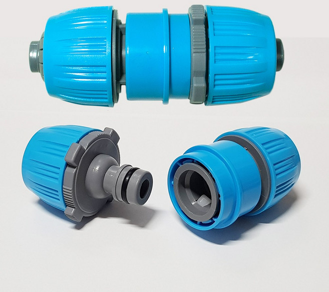 국내산 원터치 호스와호스 연결구 호스16mm사용 커넥터, 1개