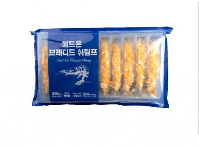 새우튀김 헤드온 우원, 500g, 1개