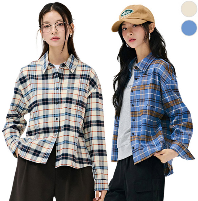 [체이스컬트] (본사직영)MODERN 체크 SHIRT2Color