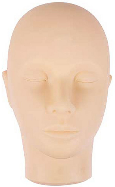 마네킹헤드 마네킨 엽습용 속눈썹연장 반영구화장 뷰티, 1개, 스킨