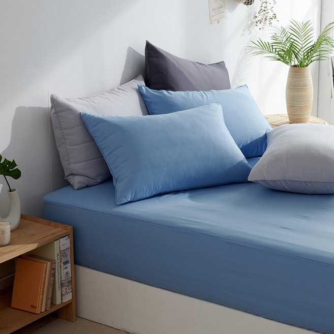 [랑방하우스]국내산 자체 맞춤 제작 랑방 꿀잠 홑겹 매트리스커버 S/SS/Q/K