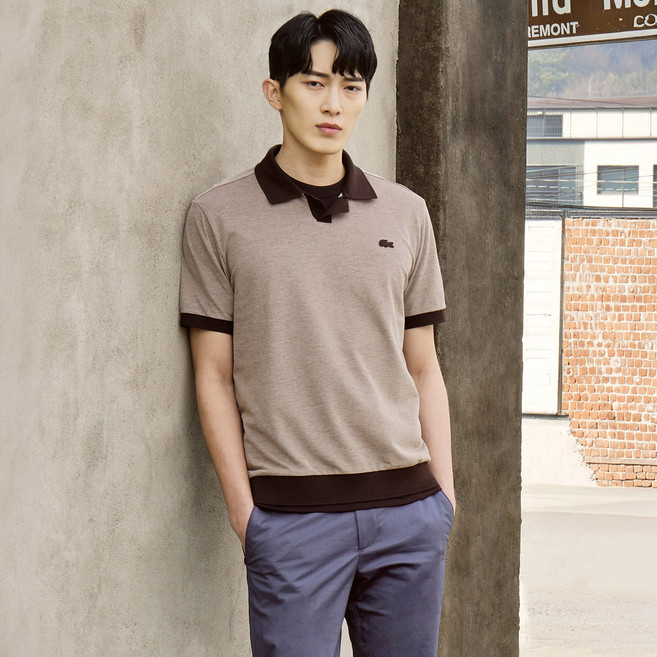 [라코스테 공식] 남성 베이직 오픈카라 반팔 폴로 셔츠 PH387E-56G 3LA