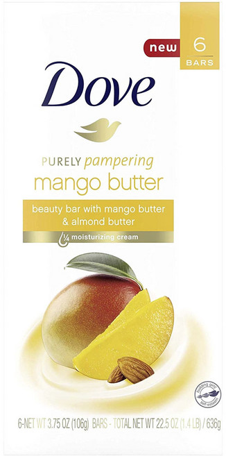 도브 뷰티 바 망고 & 아몬드 버터, 106g