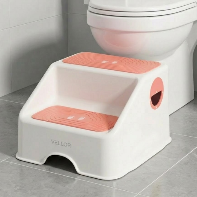 벨로르 2단 유아 디딤대, 핑크, 1개