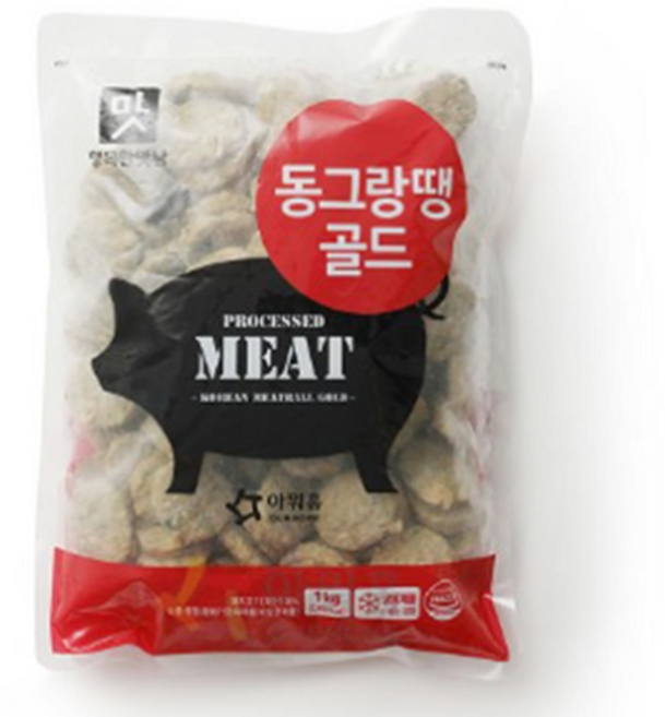아워홈 동그랑땡골드 1kg (약100개내외), 1개