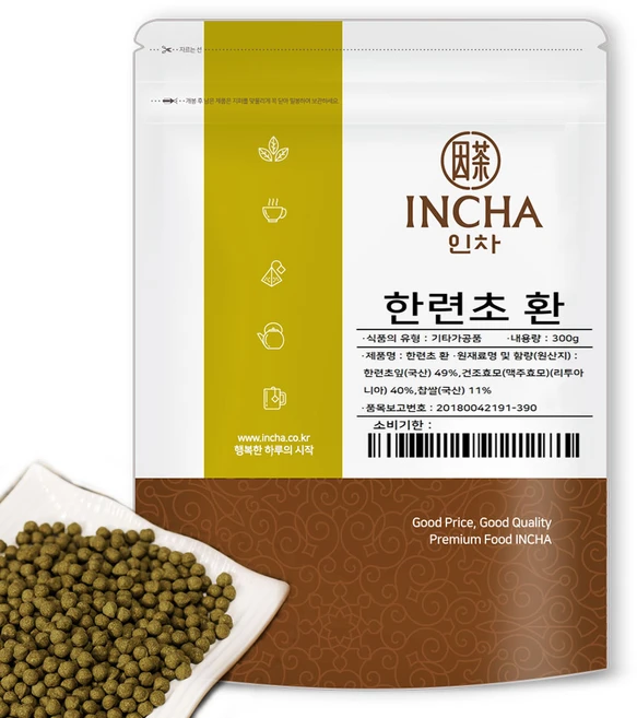 인차 한련초환 한련초 환 300g, 1개 - 쿠팡