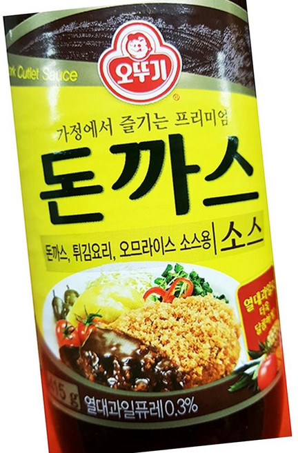 오뚜기 돈까스소스 415ml 15개 업소용 대용량 탕수육소스