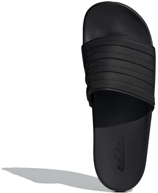 ADIDAS ADILETTE COMFORT 拖鞋, 霧面黑, 上D, UK7-25.5CM