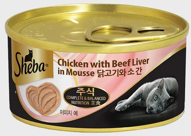 쉬바 닭고기와 소간 무스캔 70g 고양이, 6개 - 쿠팡