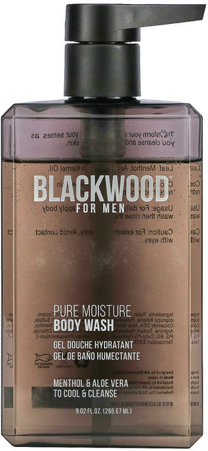 Blackwood For Men 퓨어 모이스처 바디 워시 (9.02fl oz) 2팩, 266.67ml