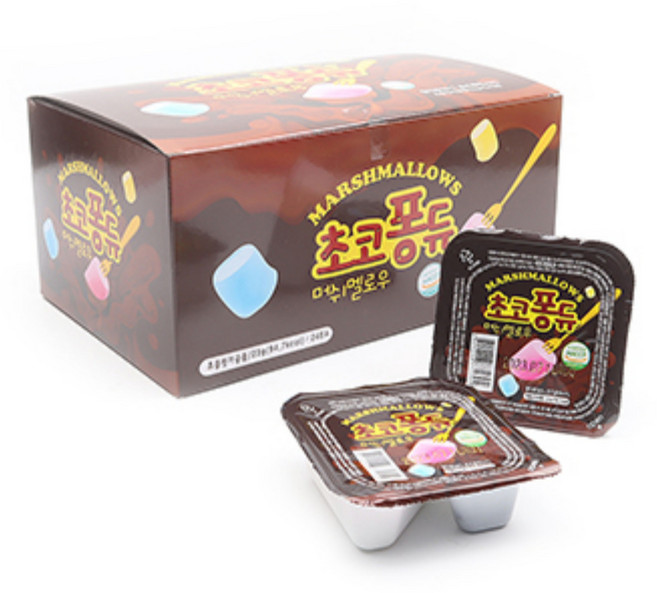 이홈베이킹 초코퐁듀 머쉬멜로우, 23g, 24개