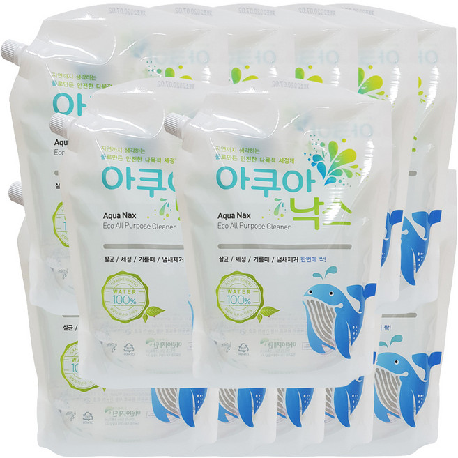 아쿠아낙스 1리터 리필12개, 1L, 1세트