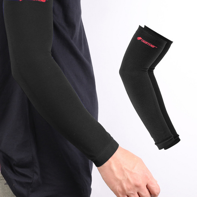 파니파오 암워머 기모 팔토시 7부암워머_L-XL, 블랙, 1개