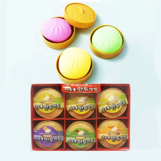 3000 샤오롱 만두 맛집, 핑크, 1개