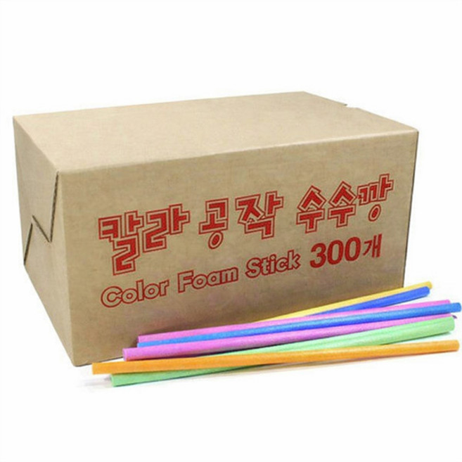 수수깡 벌크 300개입 대용량 만들기재료 어린이집 단체활동 공예재료, 혼합, 1박스