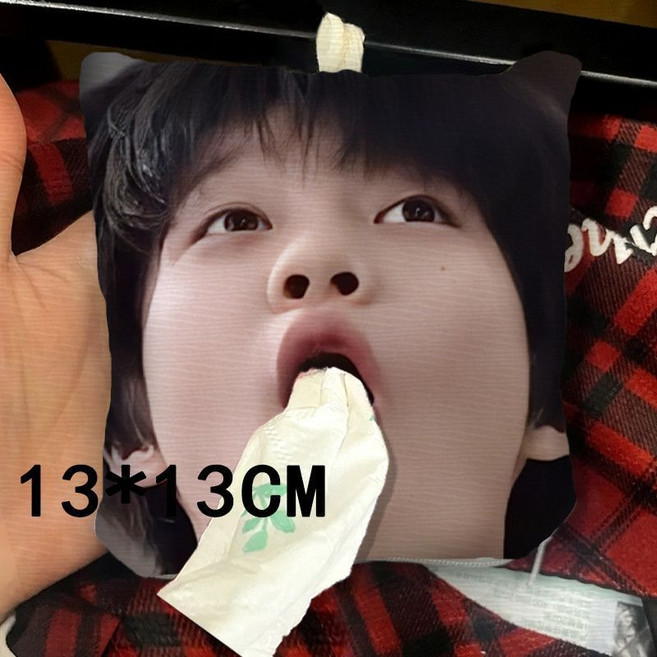 TF四代物料掛件 抽象搞怪搞笑便攜抽紙袋, 1個, CX1127李嘉森不帶配套抽紙選項