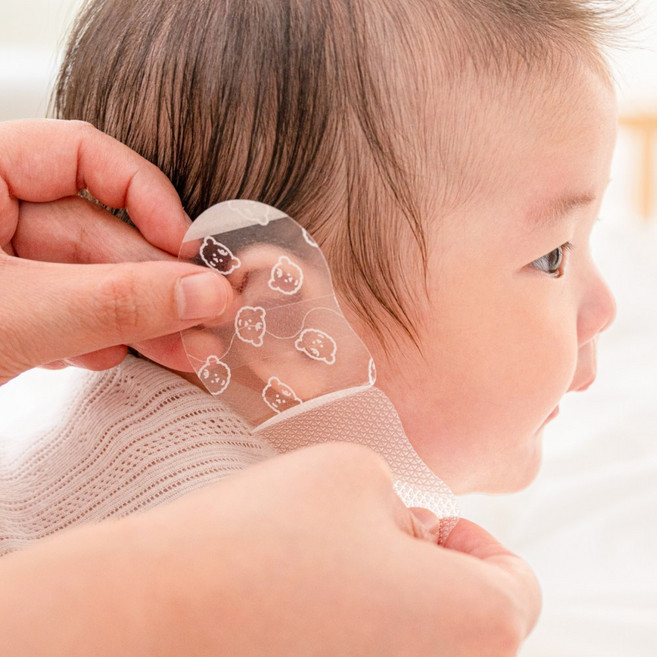 아가드 아기 귀방수 스티커 60매 패치 방수밴드 실리콘 테이프