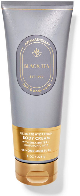 [Bath and Body works] 배쓰앤바디웍스 BBW 아로마 테라피 블랙티 바디크림, 1개, 226ml