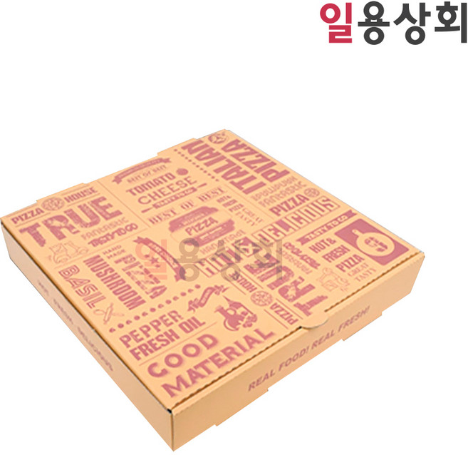 [일용상회]피자박스 HC 9호 255x255x45mm 100매 합지, 1개, 100개