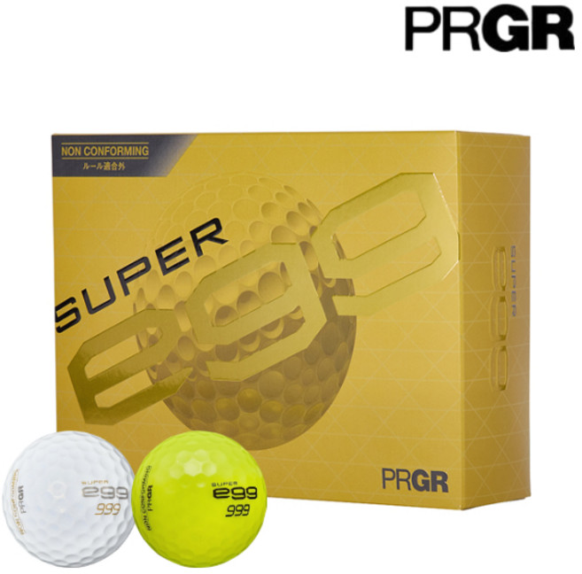 PRGR 슈퍼에그 골프공 고반발 2026년 한국프로기아 정품, 1개, 12개입, 화이트(WHITE)