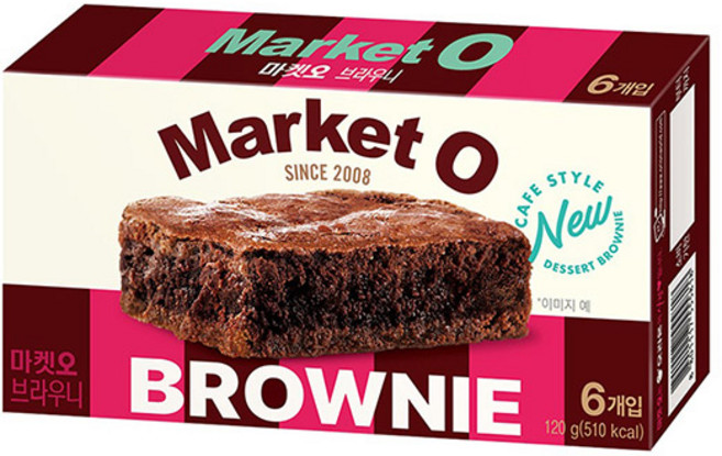 오리온 마켓오 브라우니 120g, 8개