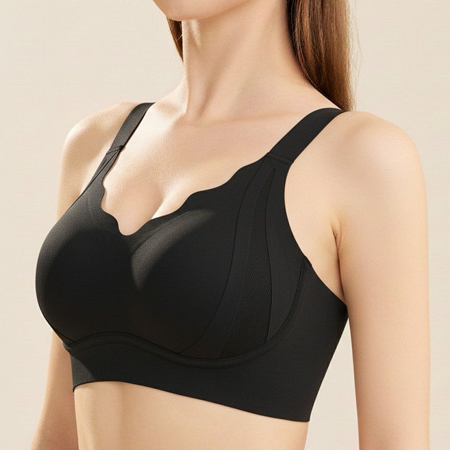 미미캐츠 처짐 방지 서포트 완벽하게 밀착되는 라인핏 노와이어 심리스 여성브라 R-677