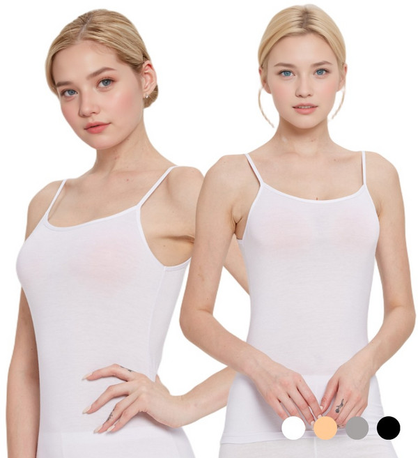 여성 국산 자연섬유 모달 데일리 학생 고급 이너 끈 런닝