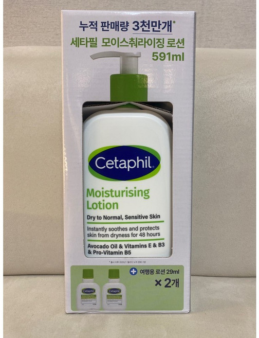세타필 모이스춰라이징 로션 591ml x 1개 (29ml 2개 추가구성)