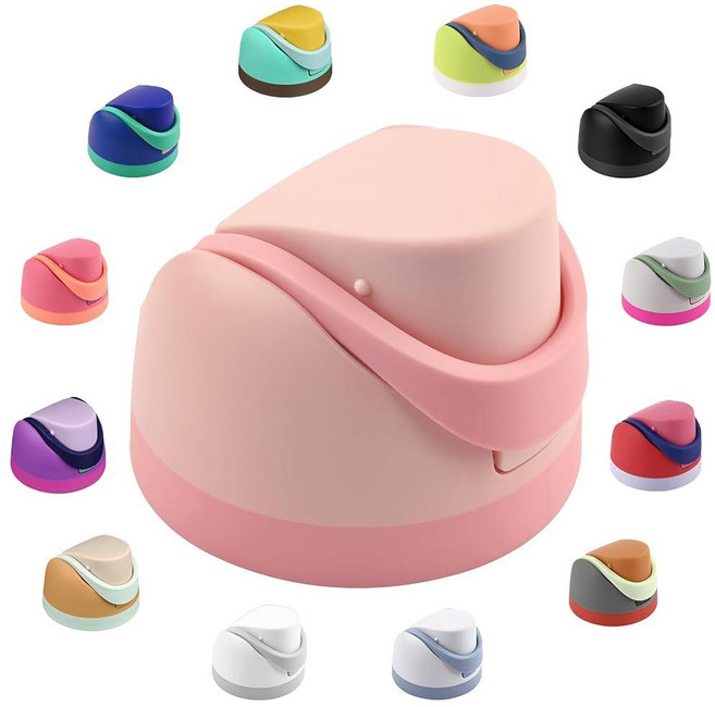 Moukiween Replacement Cap for Owala Freesip Bottle One Button Water Bottle Top Lid Accessories Co, 핑크