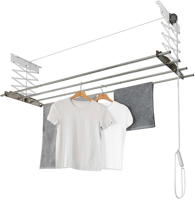 웰렉스 천정형 수동 반자동 빨래건조대, A) 수동 건조대 CH4I7O