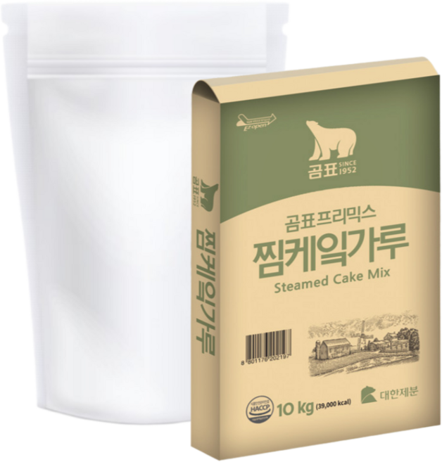 곰표 찜케익믹스 1kg 대한제분 소분, 1개