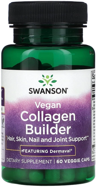 Swanson 비건 콜라겐 Builder 베지 캡슐 60정, Swanson비건콜라겐Builder베지캡슐60정, 1개 - 쿠팡