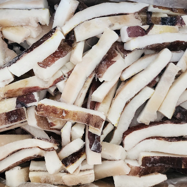 냉동 오징어채 대용량 업소용, 1박스, 무탈피 오징어몸채 4kg