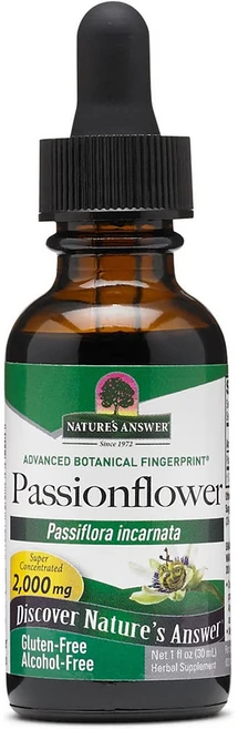 네이처스앤서 시계꽃 추출물 Passionflower 30ml x 1병, 1개 - 쿠팡