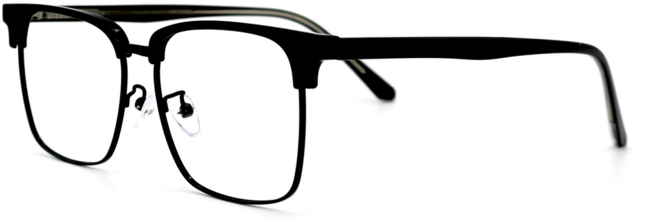 OVER 남자 빅사이즈 큰얼굴 와이드핏 하금테 안경테 60mm