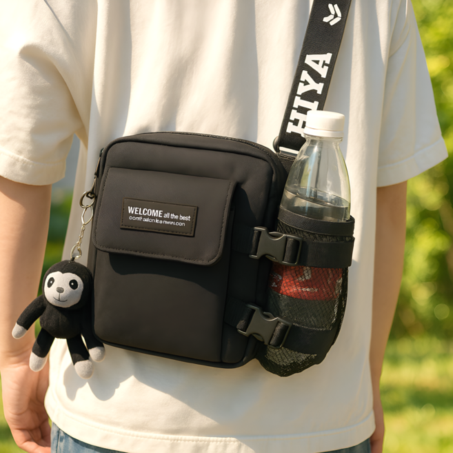 스릴라이프 물병수납 초경량 미니 크로스백