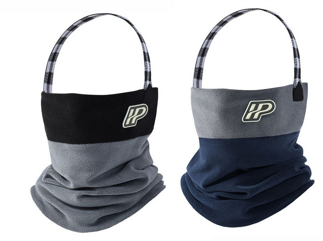 바라클라바 헬멧 라이너 워머 세트 겨울스포츠 라이딩 스키, 2개, 블랙+그레이