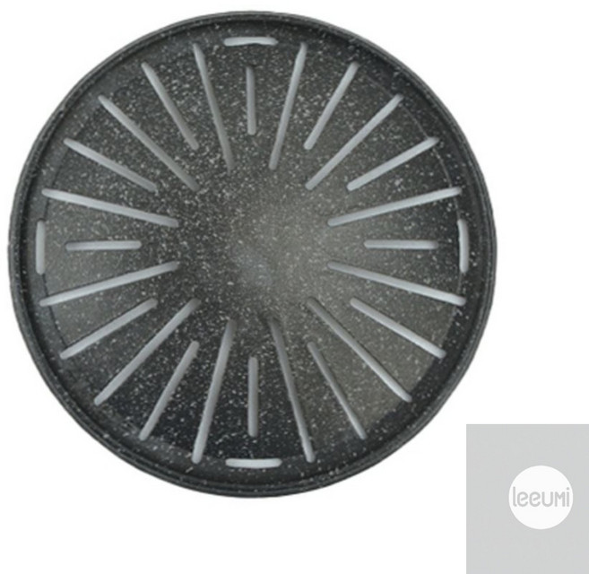 리우미 업소용 5중 마블코팅 불판 숯불용 32cm 로스타용