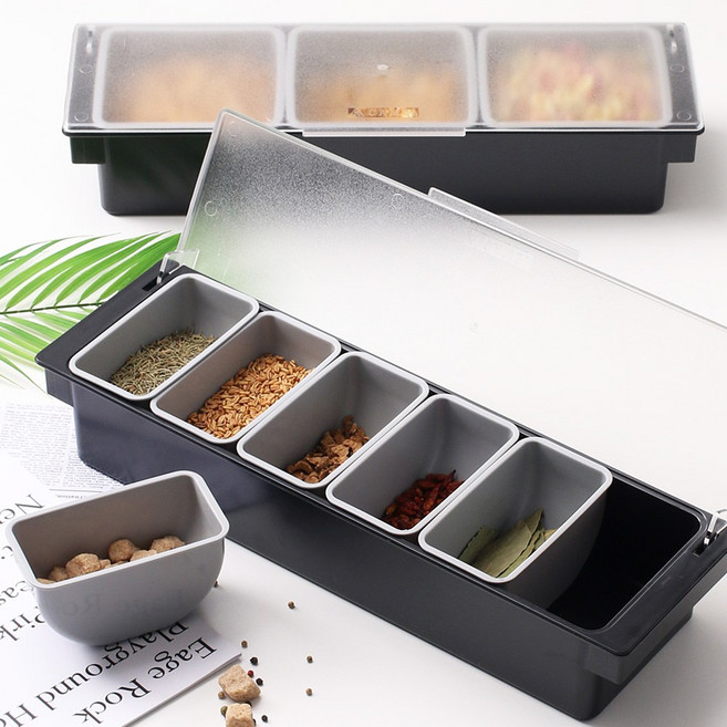 가니쉬케이스 양념통 6구 세트 백종원 조미료통, 1개