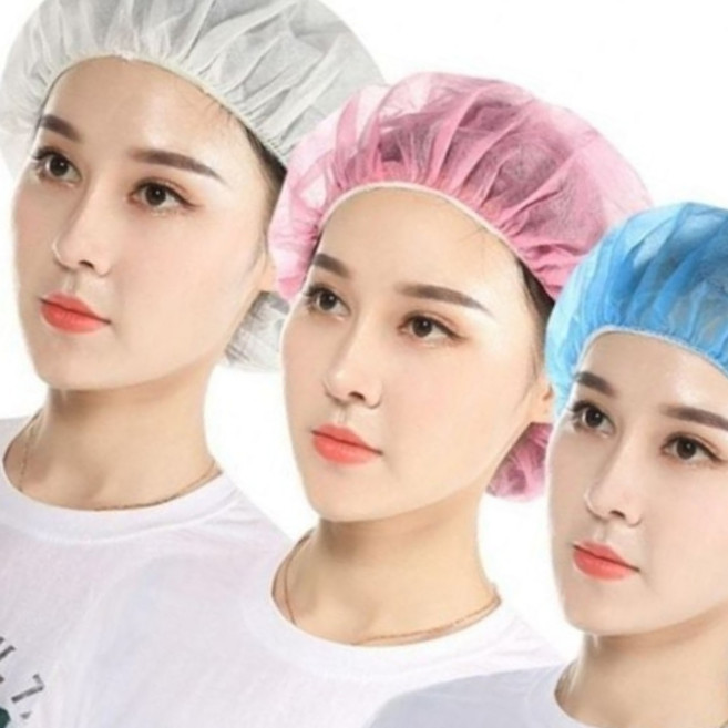 위생모자 일회용 헤어캡 요리 조리용 100매, 2-위생모자-흰색