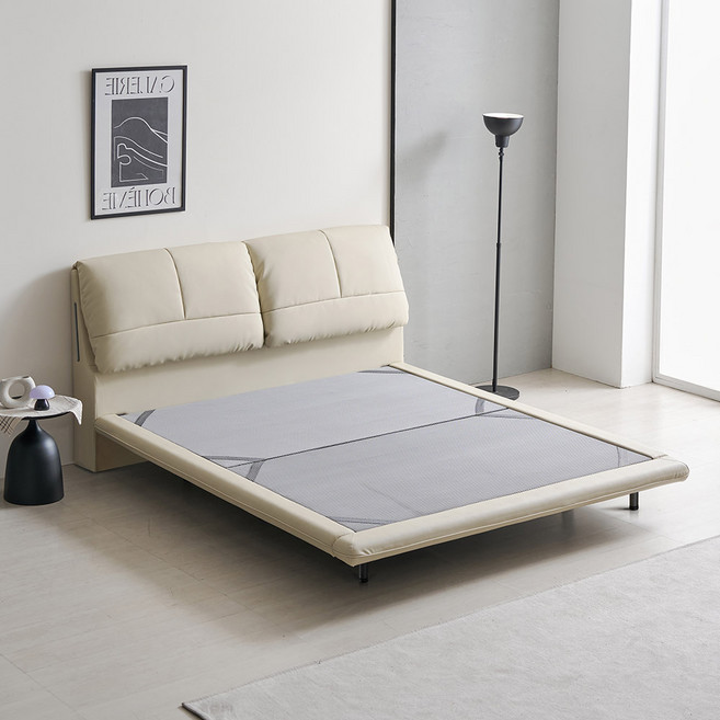 라로퍼니처 스위트 LED 1500 1800 가죽 호텔식 Q LK 침대 퀸 킹 라지킹 프레임, 단일컬러