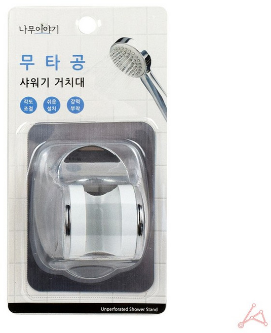 샤워기 거치대 홀더 고급 프랑스 선물 아기 비건 용품 대림 세숫 클렌징 모공 세면기 가구 히말라야 거울장 워시 올인원 화이트 향기 87298EA, 1개
