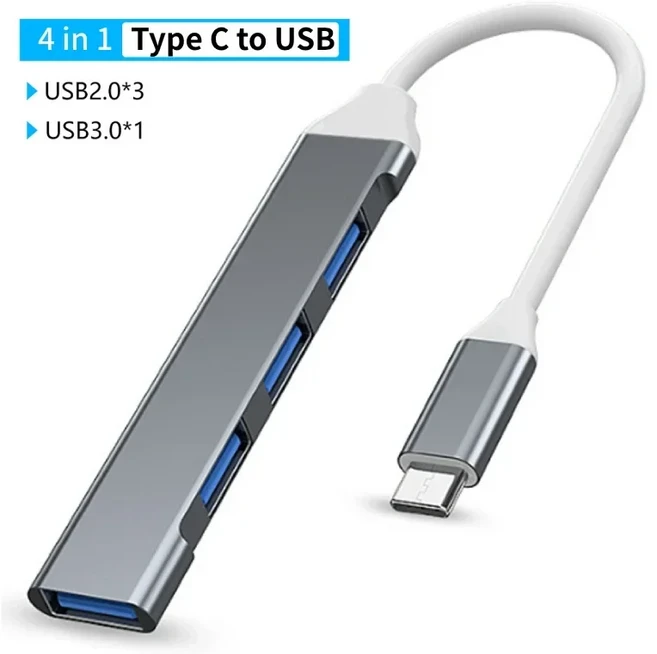 USB 3.0 C 허브 -C 4K HDMI RJ45 PD 충전 SDTF 카드 리더기 MacBook Air Pro 어댑터 독, 03 4 IN 1