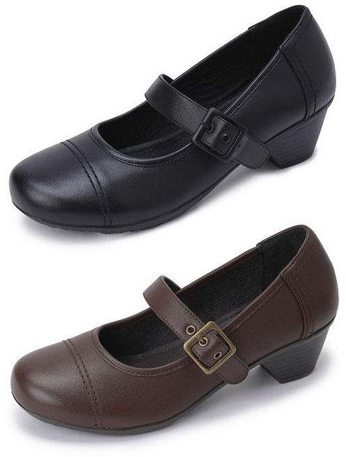 금강제화 프리웨이 소가죽 여성 컴포트 메리제인 2종 택1 RICPUC4397WFREK