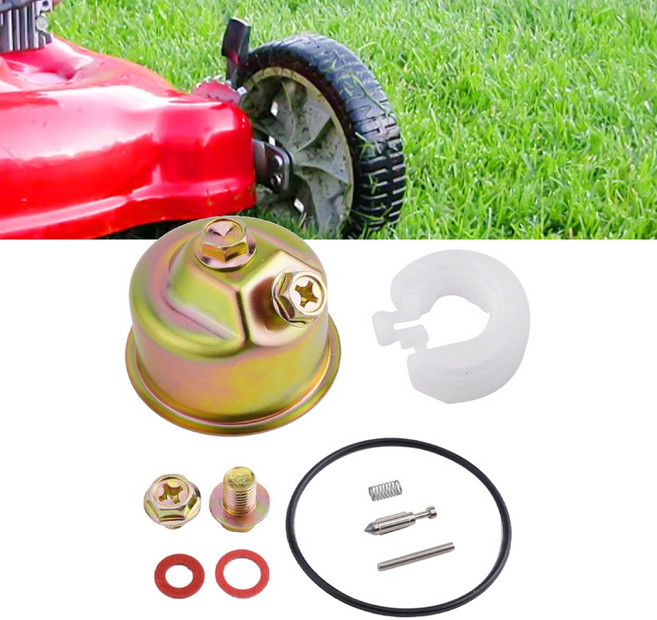 GX200 니들 보울 가스켓 씰 핀 잔디 깎는 기계 부품 용 GX120 기화기 키트 금속 수리, 1개