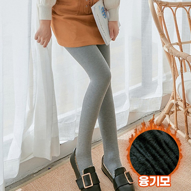 로렌미 윈터 스판 골지 융 기모 유발 타이즈 S250826FW-7